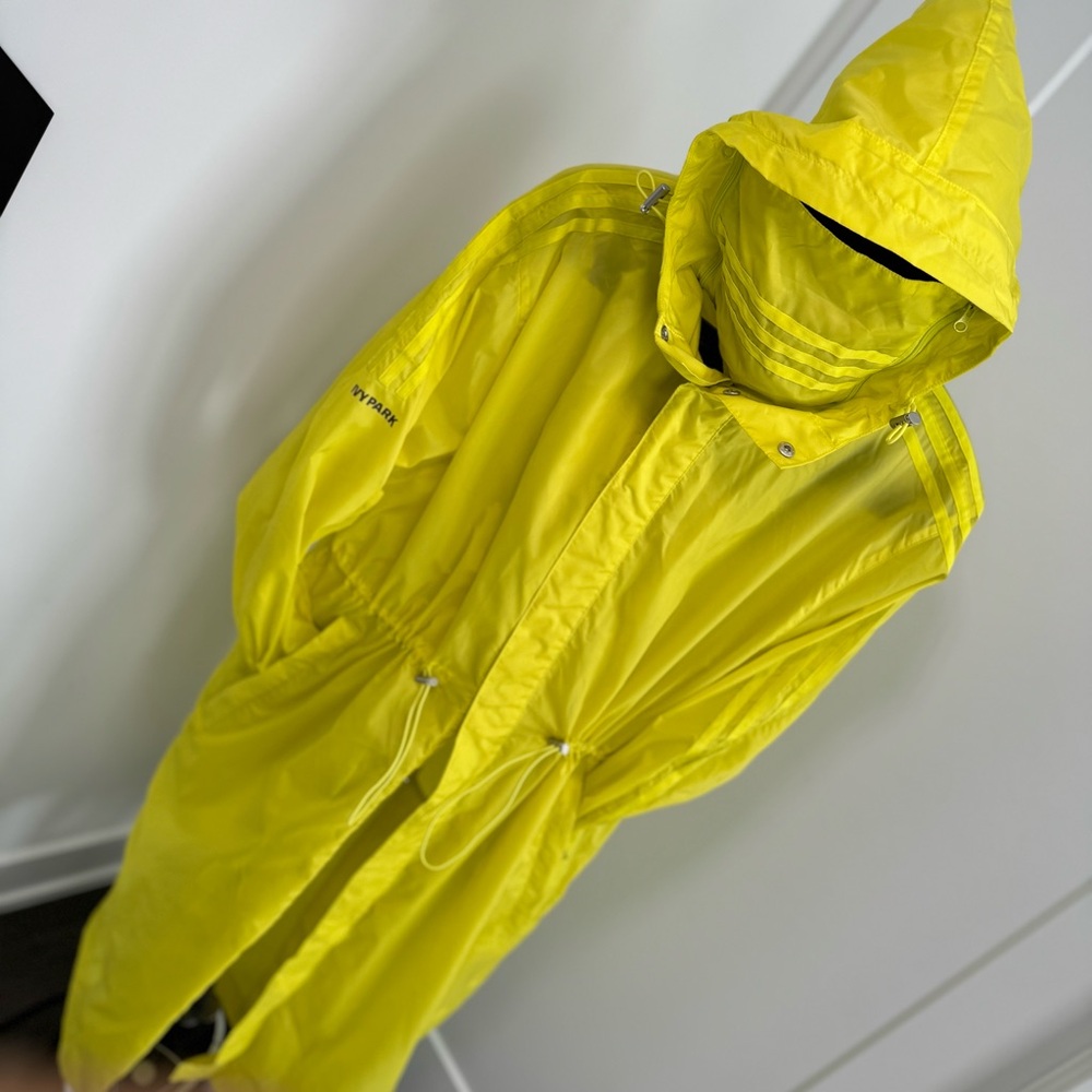 Adidas x Ivy Park x Peloton Yellow Long Wind Jacket (small | new with t… - Picture 1 of 12